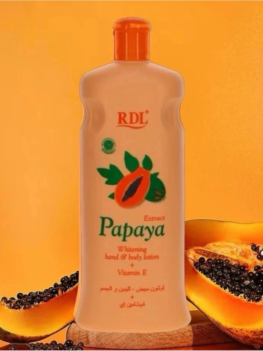 RDL Papaya lotion with Vitamin E 600ml – Skin Moisturizing Cream